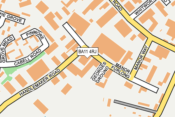 BA11 4RJ map - OS OpenMap – Local (Ordnance Survey) BA11 4RJ map - OS OpenMap – Local (Ordnance Survey)