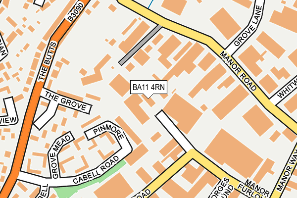 BA11 4RN map - OS OpenMap – Local (Ordnance Survey) BA11 4RN map - OS OpenMap – Local (Ordnance Survey)