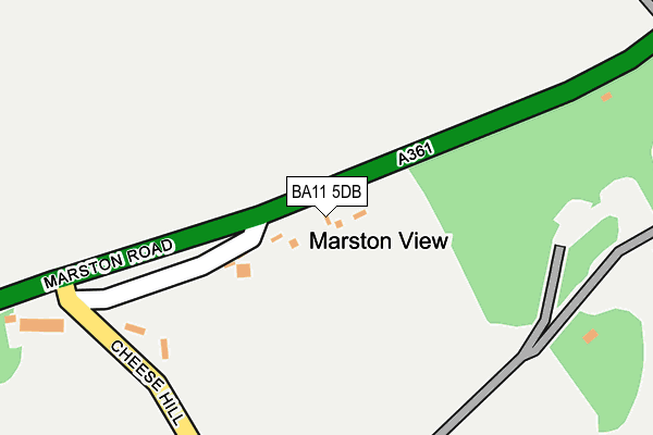 BA11 5DB map - OS OpenMap – Local (Ordnance Survey) BA11 5DB map - OS OpenMap – Local (Ordnance Survey)