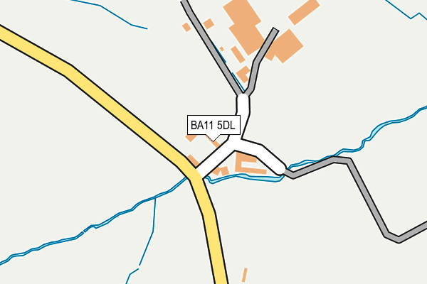 BA11 5DL map - OS OpenMap – Local (Ordnance Survey) BA11 5DL map - OS OpenMap – Local (Ordnance Survey)