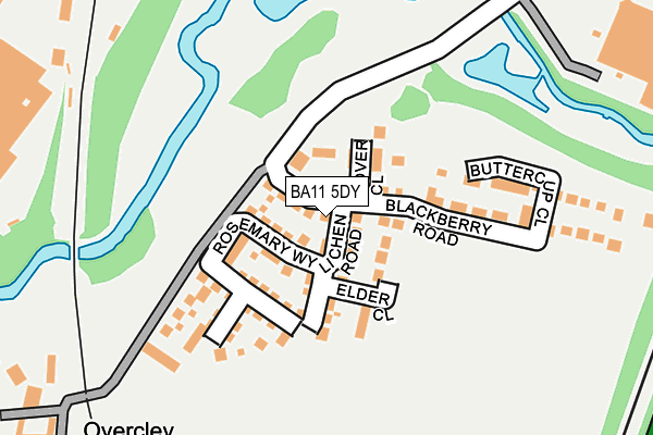 BA11 5DY map - OS OpenMap – Local (Ordnance Survey) BA11 5DY map - OS OpenMap – Local (Ordnance Survey)