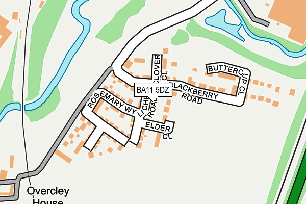 BA11 5DZ map - OS OpenMap – Local (Ordnance Survey) BA11 5DZ map - OS OpenMap – Local (Ordnance Survey)