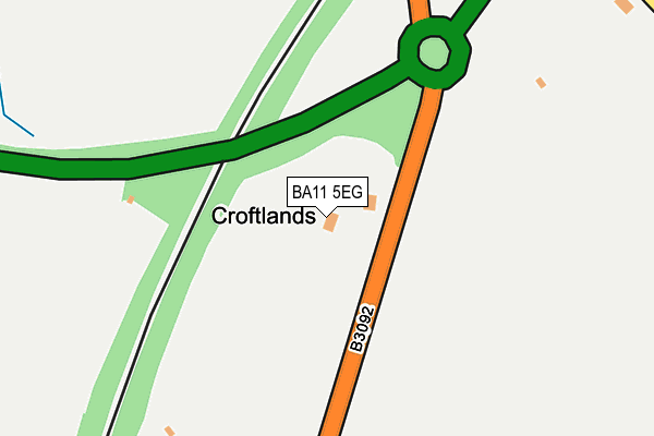 BA11 5EG map - OS OpenMap – Local (Ordnance Survey) BA11 5EG map - OS OpenMap – Local (Ordnance Survey)