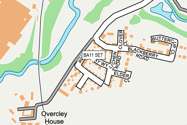 BA11 5ET map - OS OpenMap – Local (Ordnance Survey) BA11 5ET map - OS OpenMap – Local (Ordnance Survey)