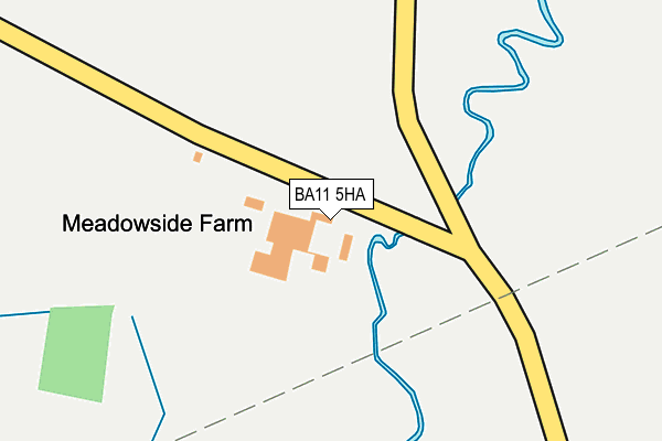 BA11 5HA map - OS OpenMap – Local (Ordnance Survey) BA11 5HA map - OS OpenMap – Local (Ordnance Survey)
