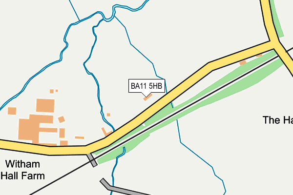 BA11 5HB map - OS OpenMap – Local (Ordnance Survey) BA11 5HB map - OS OpenMap – Local (Ordnance Survey)