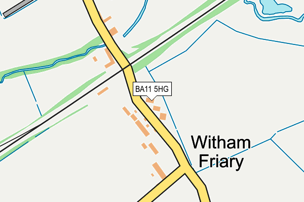 BA11 5HG map - OS OpenMap – Local (Ordnance Survey) BA11 5HG map - OS OpenMap – Local (Ordnance Survey)