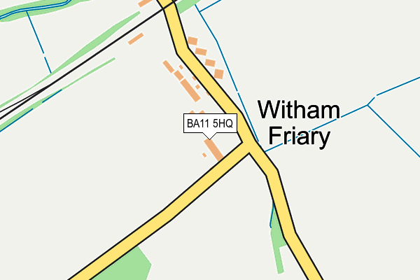 BA11 5HQ map - OS OpenMap – Local (Ordnance Survey) BA11 5HQ map - OS OpenMap – Local (Ordnance Survey)