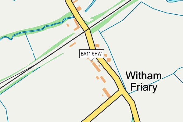 BA11 5HW map - OS OpenMap – Local (Ordnance Survey) BA11 5HW map - OS OpenMap – Local (Ordnance Survey)