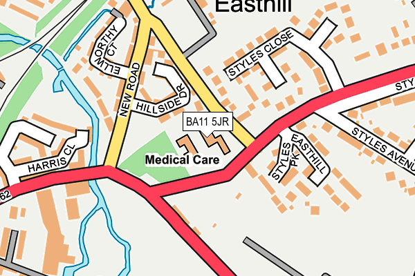 BA11 5JR map - OS OpenMap – Local (Ordnance Survey) BA11 5JR map - OS OpenMap – Local (Ordnance Survey)
