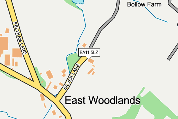 BA11 5LZ map - OS OpenMap – Local (Ordnance Survey) BA11 5LZ map - OS OpenMap – Local (Ordnance Survey)