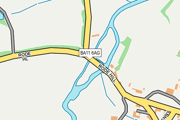 BA11 6AG map - OS OpenMap – Local (Ordnance Survey) BA11 6AG map - OS OpenMap – Local (Ordnance Survey)