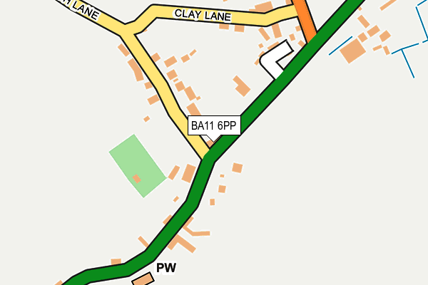 BA11 6PP map - OS OpenMap – Local (Ordnance Survey) BA11 6PP map - OS OpenMap – Local (Ordnance Survey)