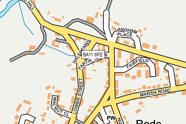 BA11 6PZ map - OS OpenMap – Local (Ordnance Survey) BA11 6PZ map - OS OpenMap – Local (Ordnance Survey)