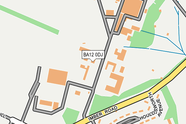 BA12 0DJ map - OS OpenMap – Local (Ordnance Survey) BA12 0DJ map - OS OpenMap – Local (Ordnance Survey)