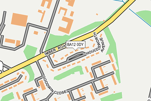 BA12 0DY map - OS OpenMap – Local (Ordnance Survey) BA12 0DY map - OS OpenMap – Local (Ordnance Survey)