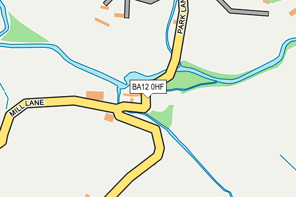 BA12 0HF map - OS OpenMap – Local (Ordnance Survey) BA12 0HF map - OS OpenMap – Local (Ordnance Survey)