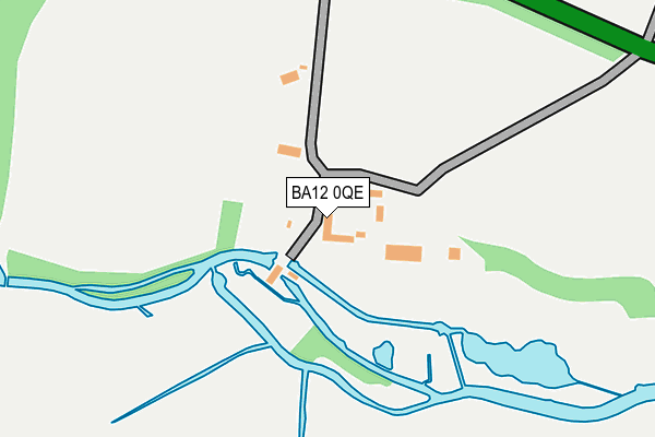 BA12 0QE map - OS OpenMap – Local (Ordnance Survey)
