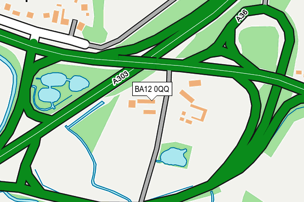 BA12 0QQ map - OS OpenMap – Local (Ordnance Survey) BA12 0QQ map - OS OpenMap – Local (Ordnance Survey)