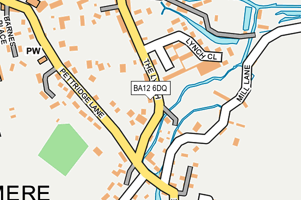 BA12 6DQ map - OS OpenMap – Local (Ordnance Survey) BA12 6DQ map - OS OpenMap – Local (Ordnance Survey)
