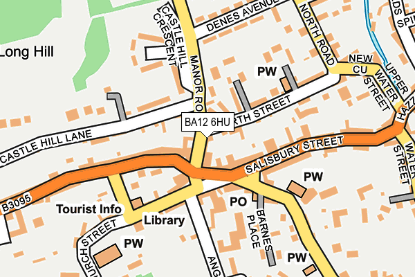 BA12 6HU map - OS OpenMap – Local (Ordnance Survey) BA12 6HU map - OS OpenMap – Local (Ordnance Survey)