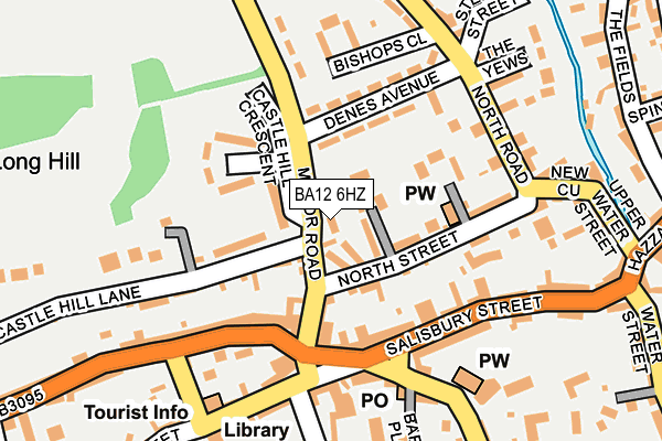 BA12 6HZ map - OS OpenMap – Local (Ordnance Survey) BA12 6HZ map - OS OpenMap – Local (Ordnance Survey)
