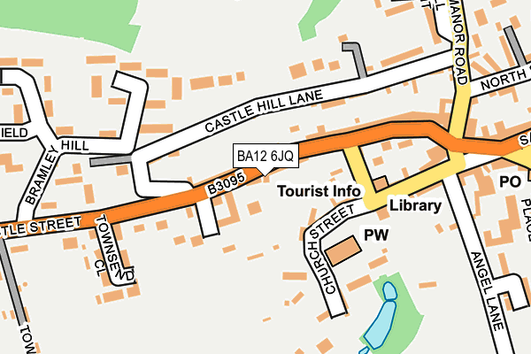 BA12 6JQ map - OS OpenMap – Local (Ordnance Survey) BA12 6JQ map - OS OpenMap – Local (Ordnance Survey)