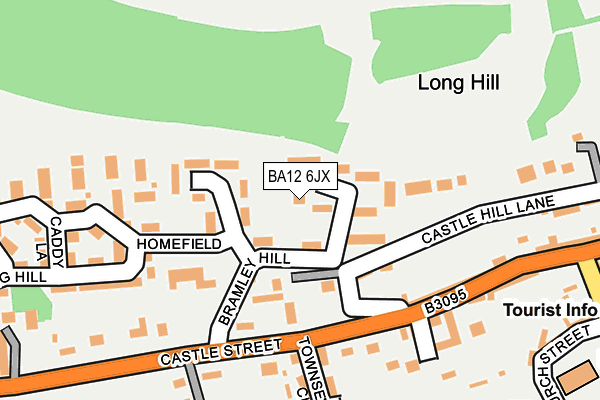 BA12 6JX map - OS OpenMap – Local (Ordnance Survey) BA12 6JX map - OS OpenMap – Local (Ordnance Survey)