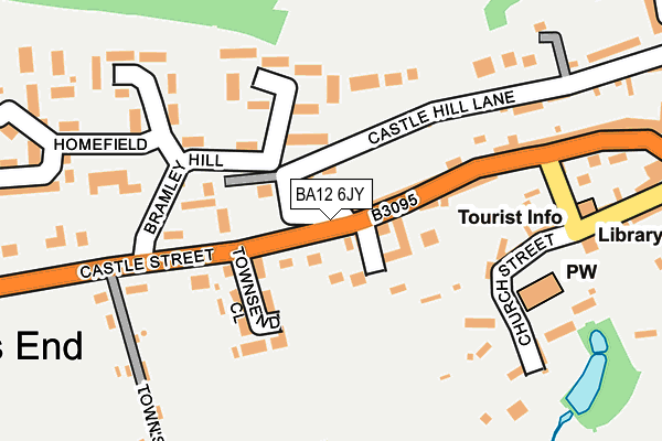 BA12 6JY map - OS OpenMap – Local (Ordnance Survey) BA12 6JY map - OS OpenMap – Local (Ordnance Survey)