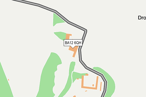 BA12 6QH map - OS OpenMap – Local (Ordnance Survey) BA12 6QH map - OS OpenMap – Local (Ordnance Survey)