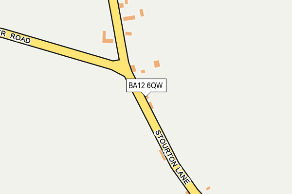BA12 6QW map - OS OpenMap – Local (Ordnance Survey) BA12 6QW map - OS OpenMap – Local (Ordnance Survey)