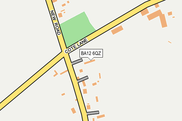 BA12 6QZ map - OS OpenMap – Local (Ordnance Survey) BA12 6QZ map - OS OpenMap – Local (Ordnance Survey)
