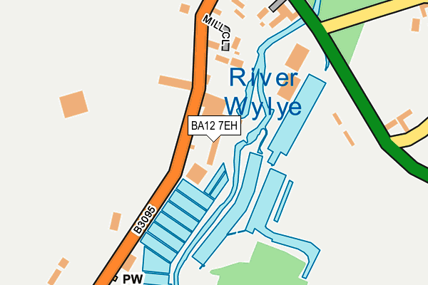 BA12 7EH map - OS OpenMap – Local (Ordnance Survey) BA12 7EH map - OS OpenMap – Local (Ordnance Survey)