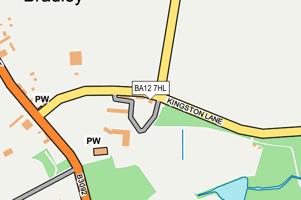 BA12 7HL map - OS OpenMap – Local (Ordnance Survey) BA12 7HL map - OS OpenMap – Local (Ordnance Survey)