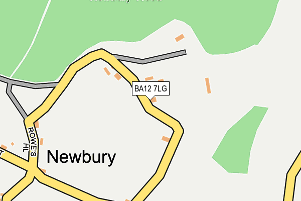 BA12 7LG map - OS OpenMap – Local (Ordnance Survey) BA12 7LG map - OS OpenMap – Local (Ordnance Survey)