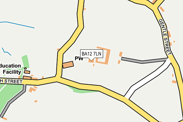BA12 7LN map - OS OpenMap – Local (Ordnance Survey) BA12 7LN map - OS OpenMap – Local (Ordnance Survey)
