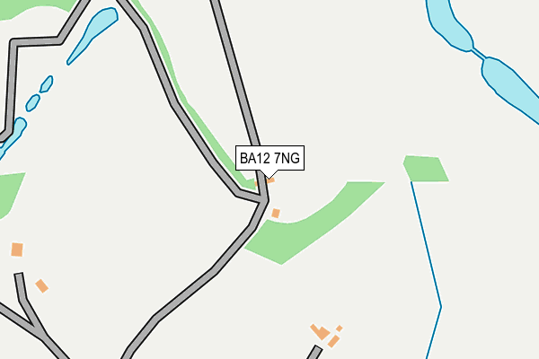 BA12 7NG map - OS OpenMap – Local (Ordnance Survey) BA12 7NG map - OS OpenMap – Local (Ordnance Survey)