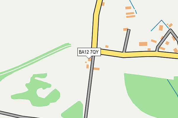 BA12 7QY map - OS OpenMap – Local (Ordnance Survey) BA12 7QY map - OS OpenMap – Local (Ordnance Survey)