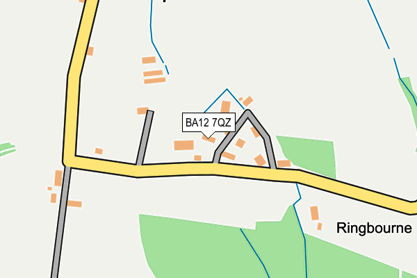 BA12 7QZ map - OS OpenMap – Local (Ordnance Survey) BA12 7QZ map - OS OpenMap – Local (Ordnance Survey)