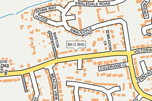BA12 8HG map - OS OpenMap – Local (Ordnance Survey)