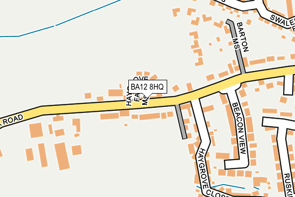 BA12 8HQ map - OS OpenMap – Local (Ordnance Survey) BA12 8HQ map - OS OpenMap – Local (Ordnance Survey)