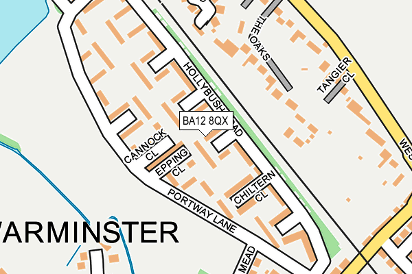 BA12 8QX map - OS OpenMap – Local (Ordnance Survey) BA12 8QX map - OS OpenMap – Local (Ordnance Survey)