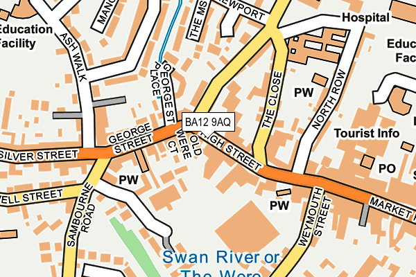 BA12 9AQ map - OS OpenMap – Local (Ordnance Survey) BA12 9AQ map - OS OpenMap – Local (Ordnance Survey)