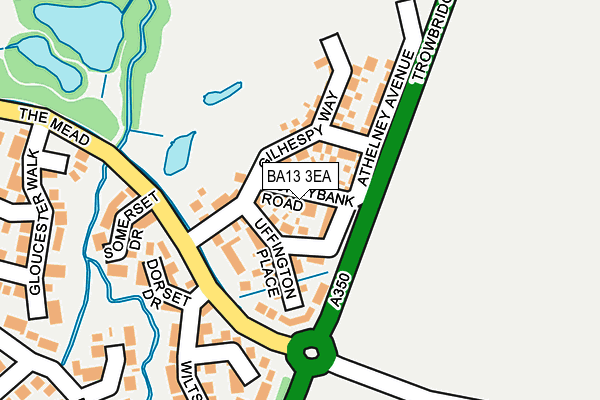 BA13 3EA map - OS OpenMap – Local (Ordnance Survey) BA13 3EA map - OS OpenMap – Local (Ordnance Survey)