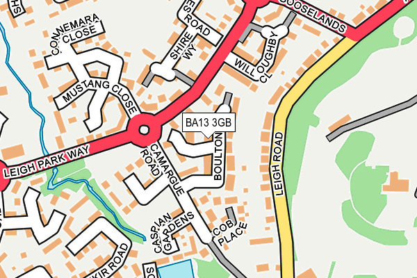 BA13 3GB map - OS OpenMap – Local (Ordnance Survey) BA13 3GB map - OS OpenMap – Local (Ordnance Survey)