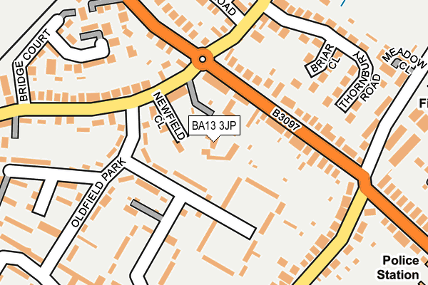 BA13 3JP map - OS OpenMap – Local (Ordnance Survey) BA13 3JP map - OS OpenMap – Local (Ordnance Survey)