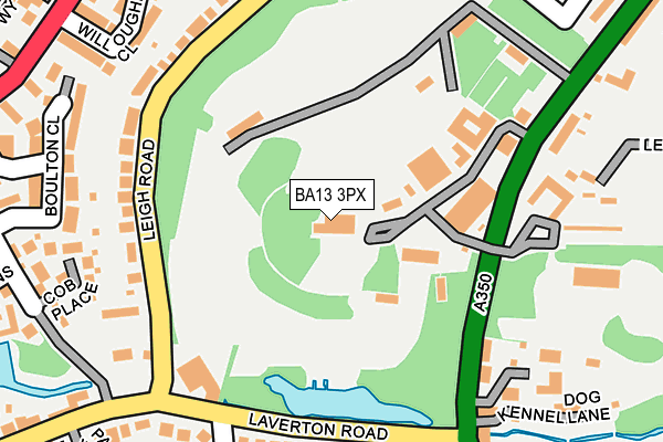 BA13 3PX map - OS OpenMap – Local (Ordnance Survey) BA13 3PX map - OS OpenMap – Local (Ordnance Survey)