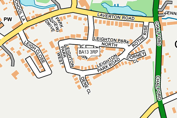 BA13 3RP map - OS OpenMap – Local (Ordnance Survey) BA13 3RP map - OS OpenMap – Local (Ordnance Survey)