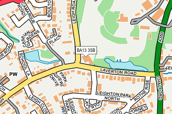 BA13 3SB map - OS OpenMap – Local (Ordnance Survey) BA13 3SB map - OS OpenMap – Local (Ordnance Survey)