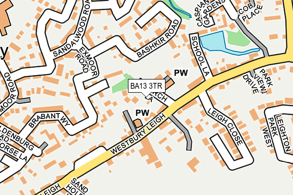 BA13 3TR map - OS OpenMap – Local (Ordnance Survey) BA13 3TR map - OS OpenMap – Local (Ordnance Survey)